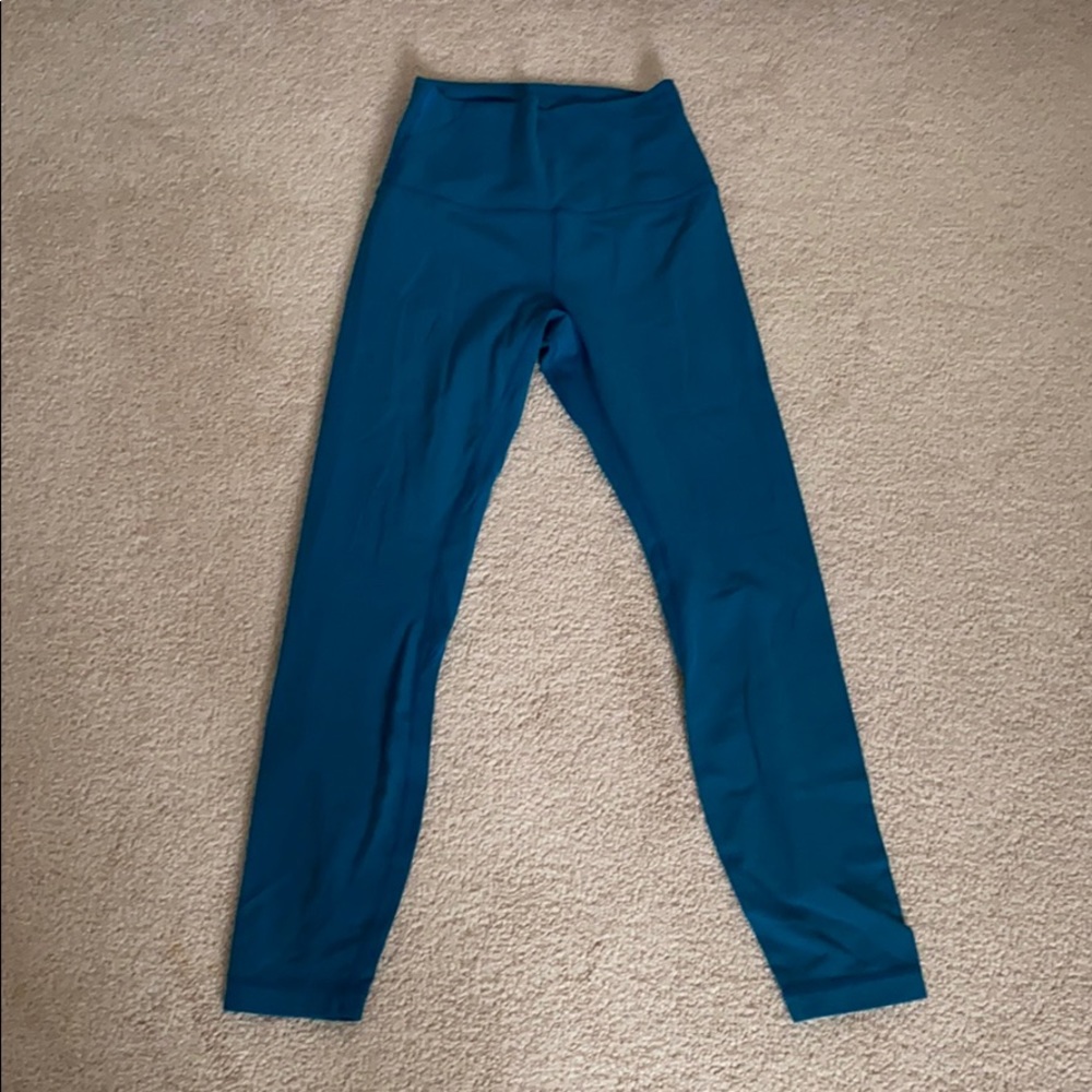 TEAL LULULEMON ALIGN LEGGINGS